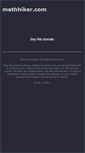 Mobile Screenshot of mathhiker.com